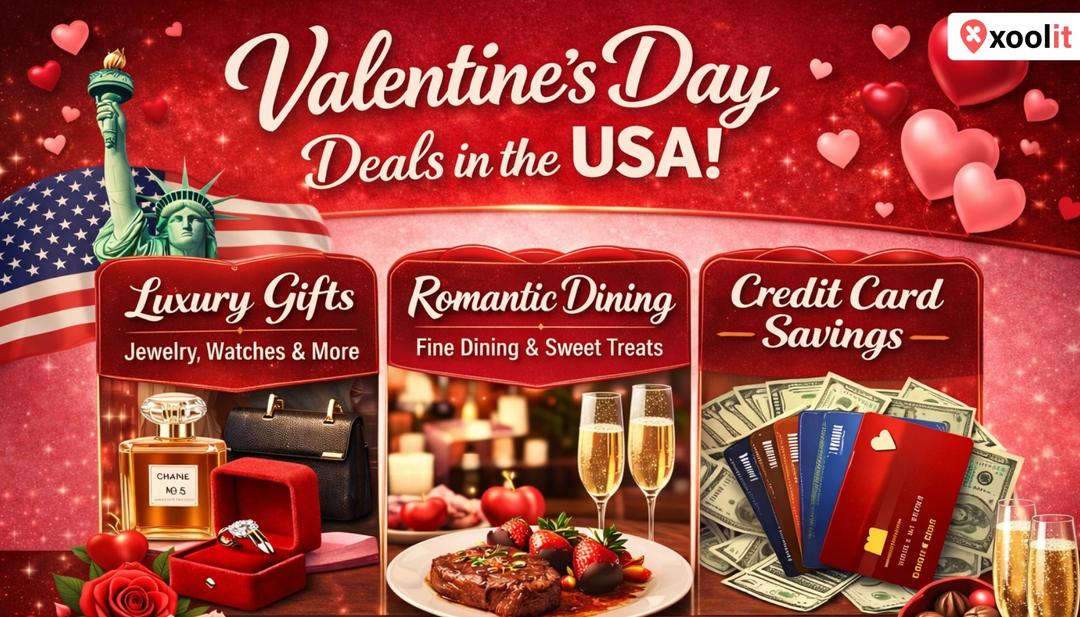 Valentine’s Day Deals in the USA: Luxury Gifts, Food & Credit Card Savings | XOOLIT