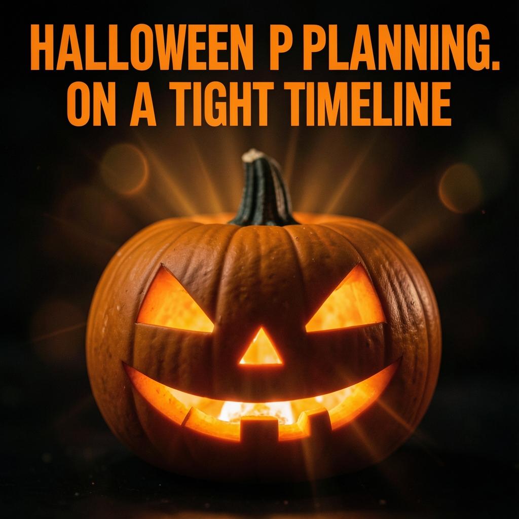 Halloween Party Planning on a Tight Timeline