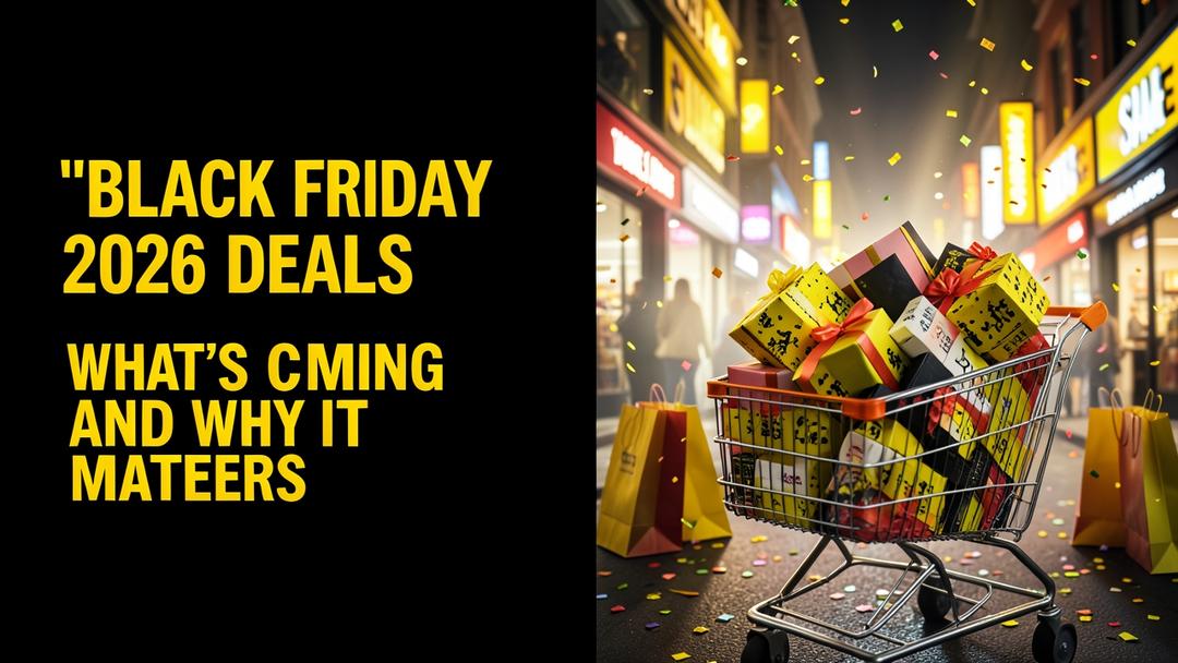 Black Friday 2026 Deals: What's Coming and Why It Matters